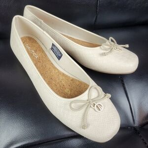 Nautical Ballet Flat Slip on Shoes Sz9.5W